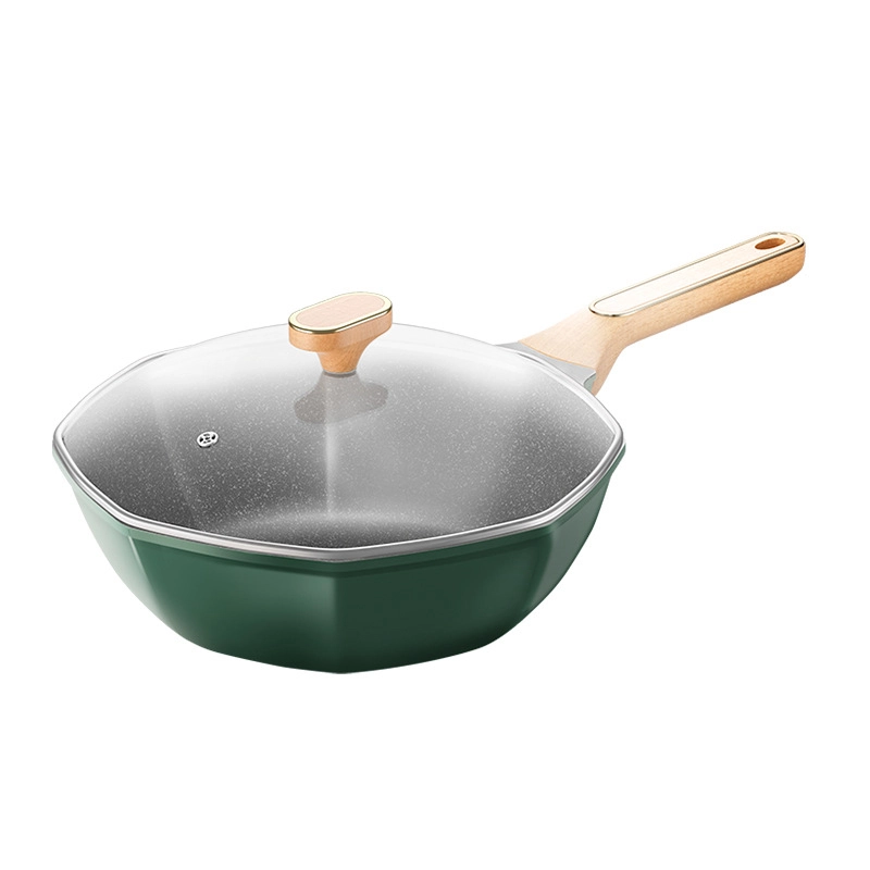 Wok With 30-32cm Medical Stone Non-stick Composite Multi-layer Bottom 1
