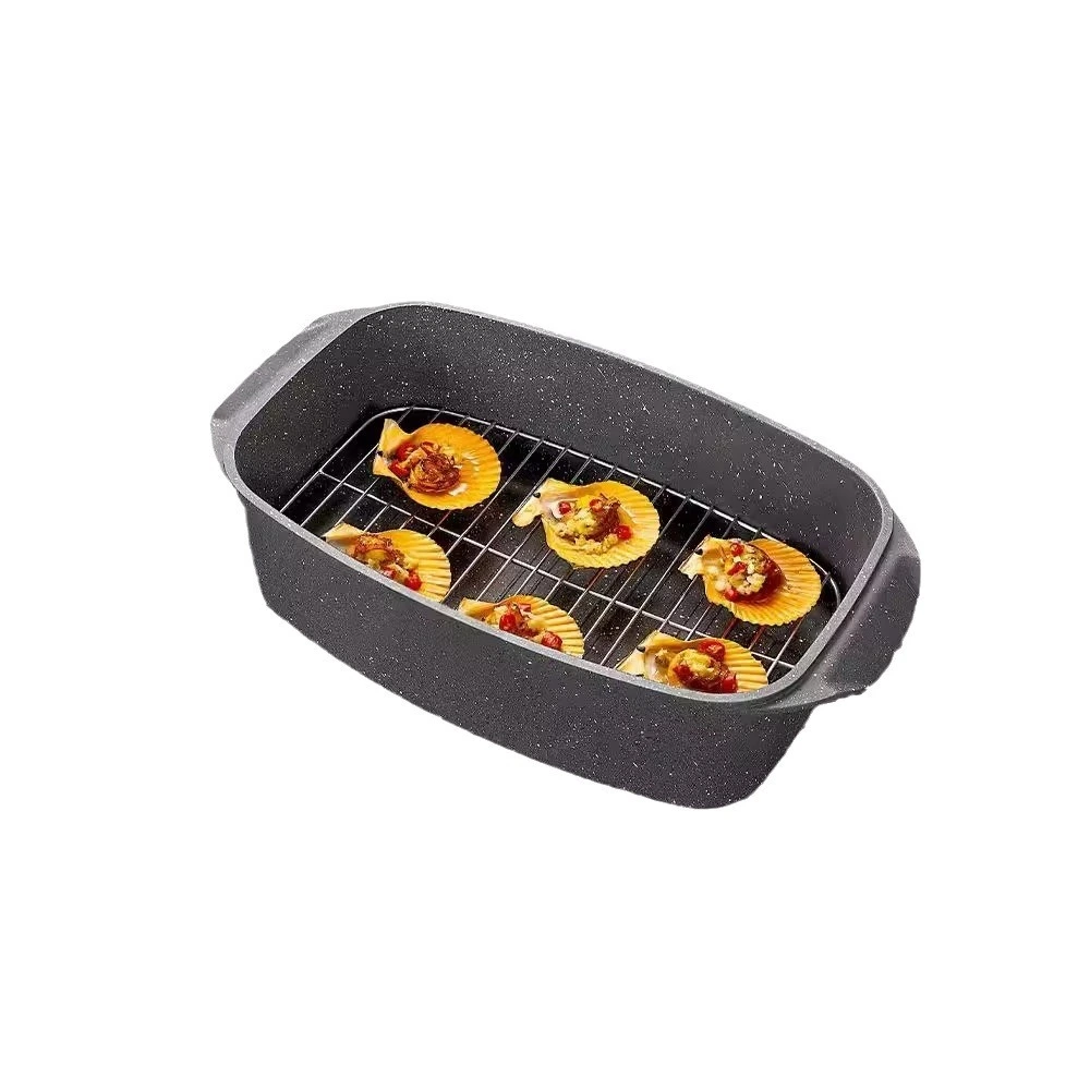 Pot de cuiseur à vapeur avec alliage d'aluminium de diamètre 32 cm de haut 11,5 1