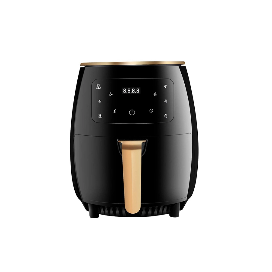 Freidora De Aire Con Control Táctil Inteligente 4.5L 1200W Negro Rojo Verde 1