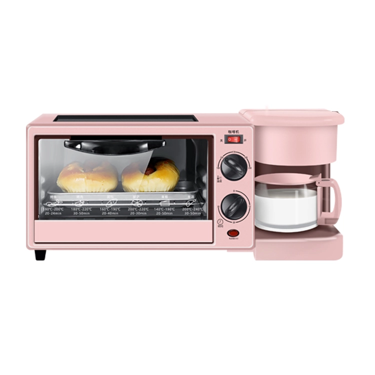 3-in-1-Frühstücksmaschine mit 12-Liter-Ofen, Kaffeemaschine und Bratpfanne 1