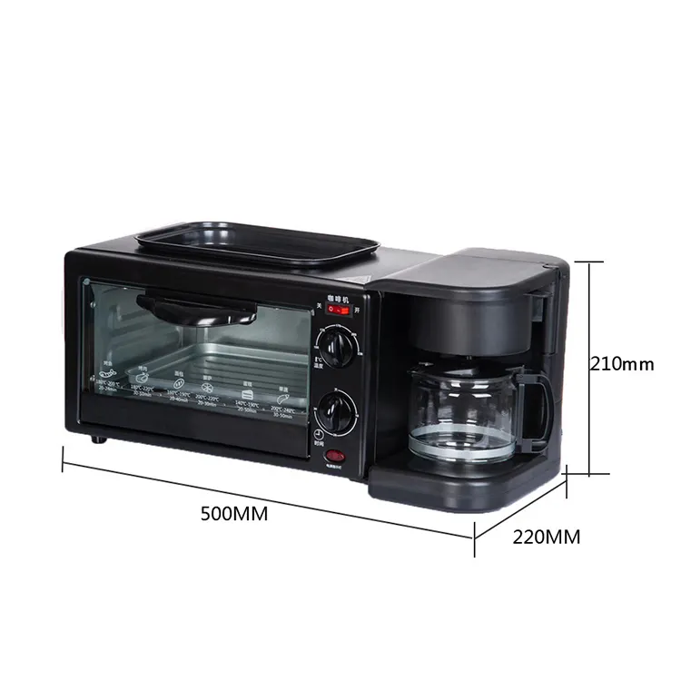 Electric 3 in 1 Breakfast Machine Wholesale - CAIYI 3