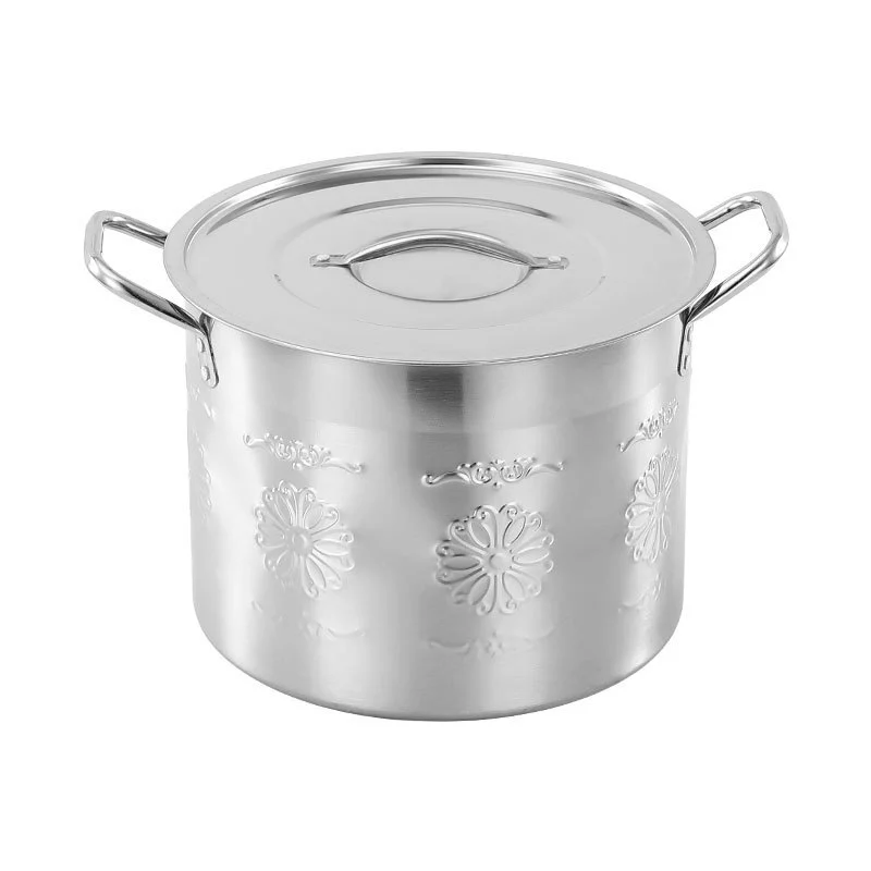 Ensemble d'établissements de pot à forte soupe avec motif imprimé 20-30 cm de taille 1