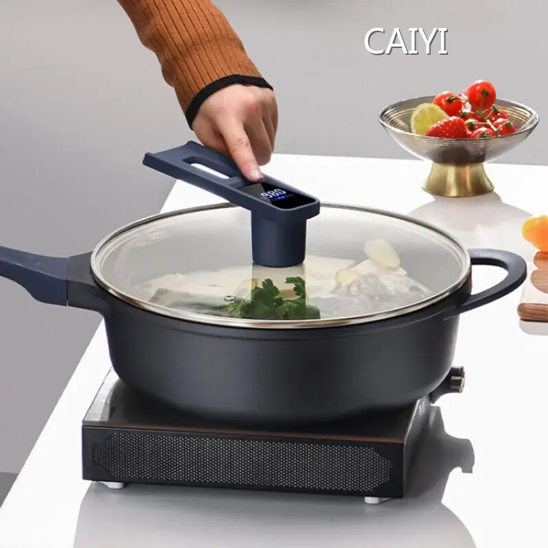 Non Stick Frying Pan with Lid - - CAIYI 1