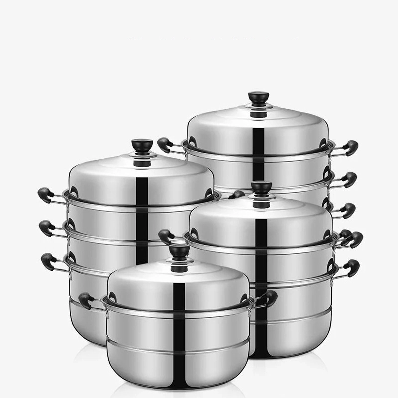 Steam Cooker Pot With Multi Layered And Multifunctional Cooking 1