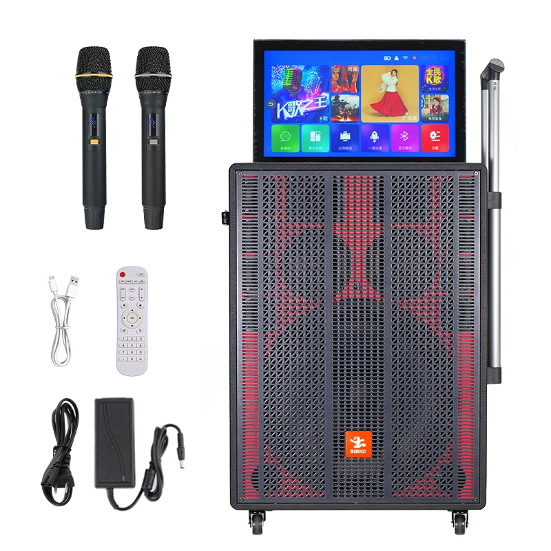 Wifi Karaoke Speaker Smart wifi Karaoke system machine Portable Bluetooth device with speaker display BiNKO KT-1912 1