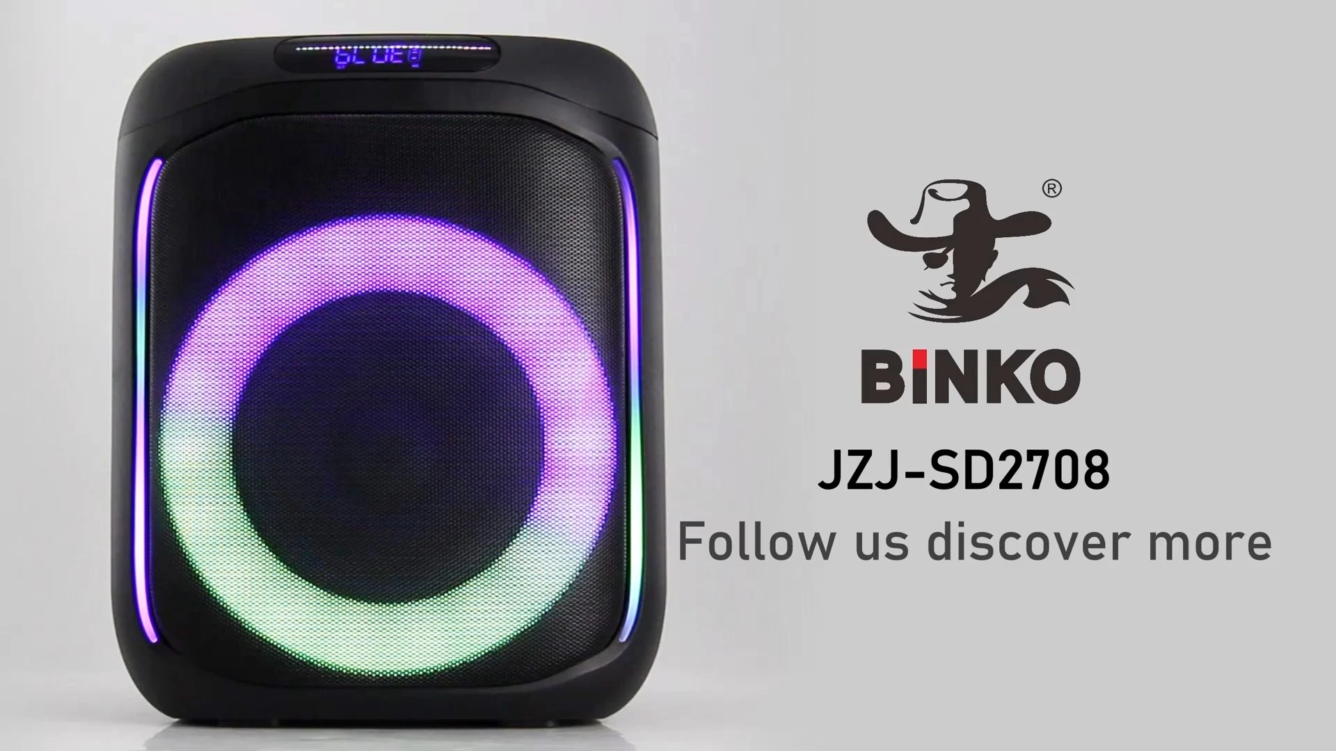 Altavoz portátil precio promocional original caja de música altavoz portátil de Karaoke Bluetooth Binko ZJZ-2061 1