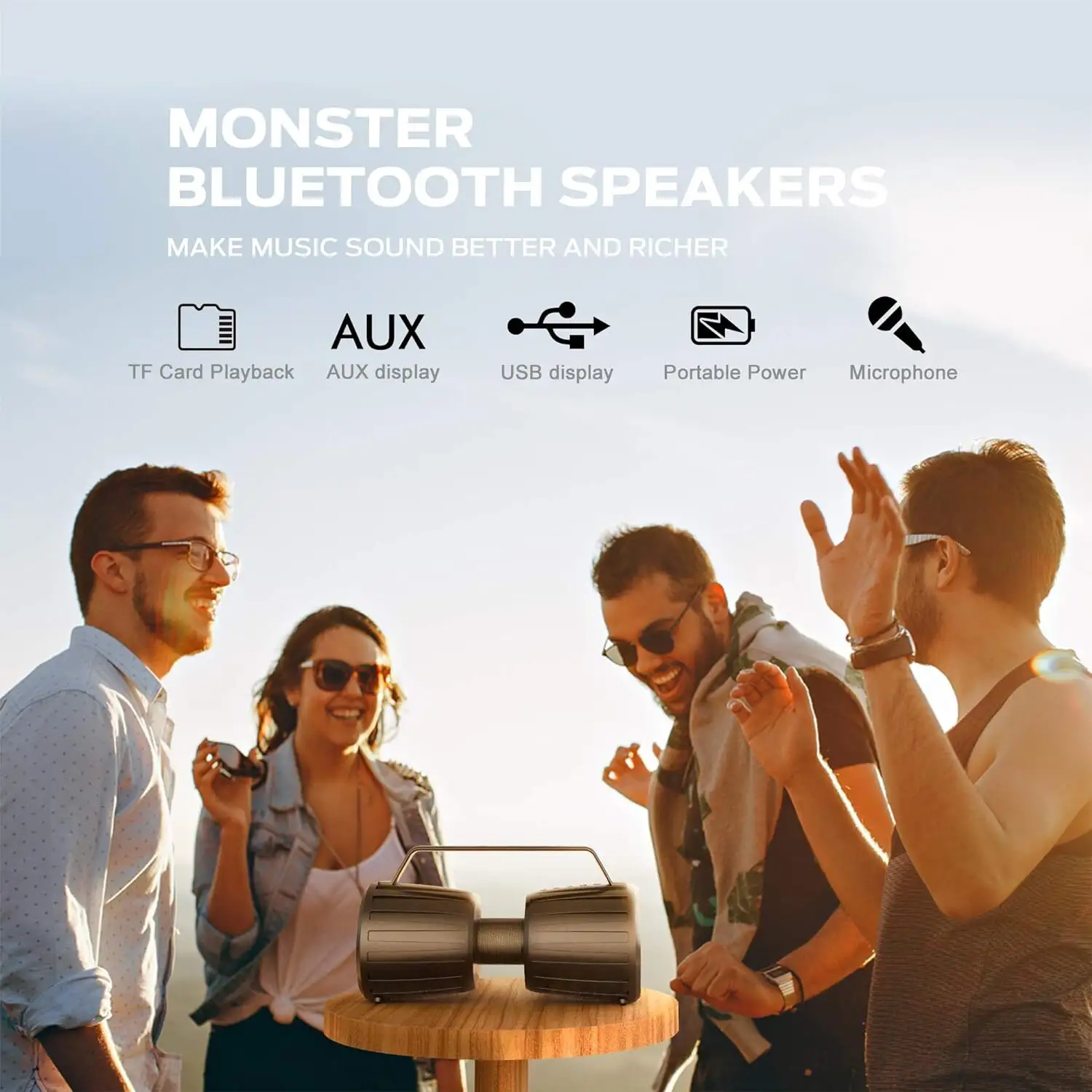 For Performance Waterproof Speaker Manufacturer 344x143x191mm by Binko 6