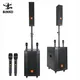 Professional Wireless Speaker Black Shell with Color Light - for Party - Binko 2
