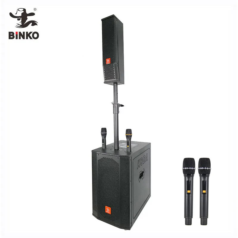 Professional Wireless Speaker Black Shell with Color Light - for Party - Binko 6