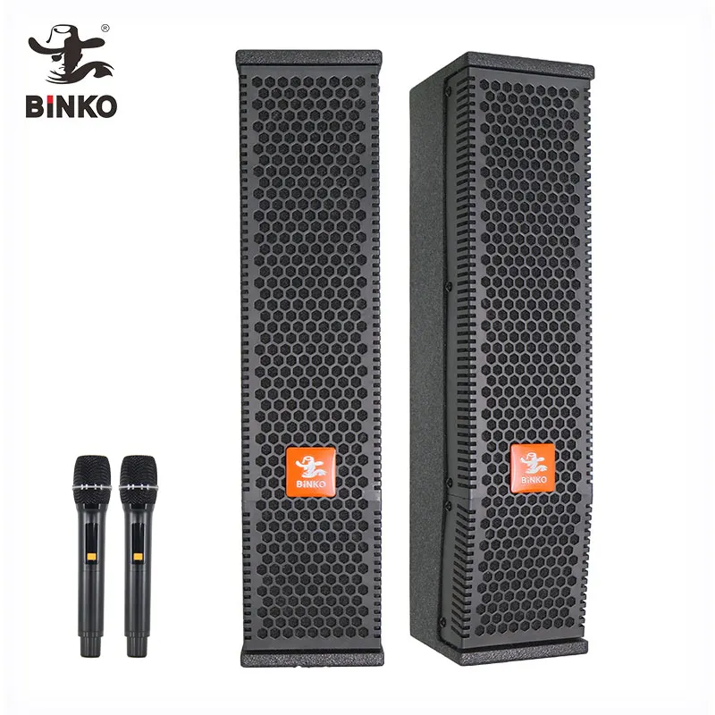Professional Wireless Speaker Black Shell with Color Light - for Party - Binko 7