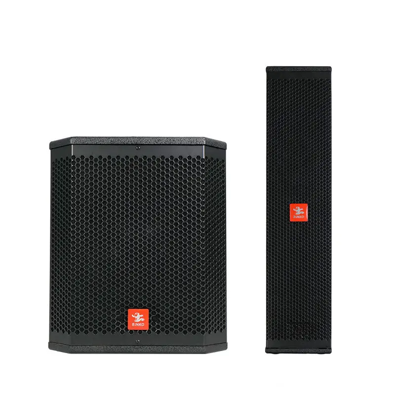 Binko Top Professional Speakers Black Shell with Color Lightsupply 4
