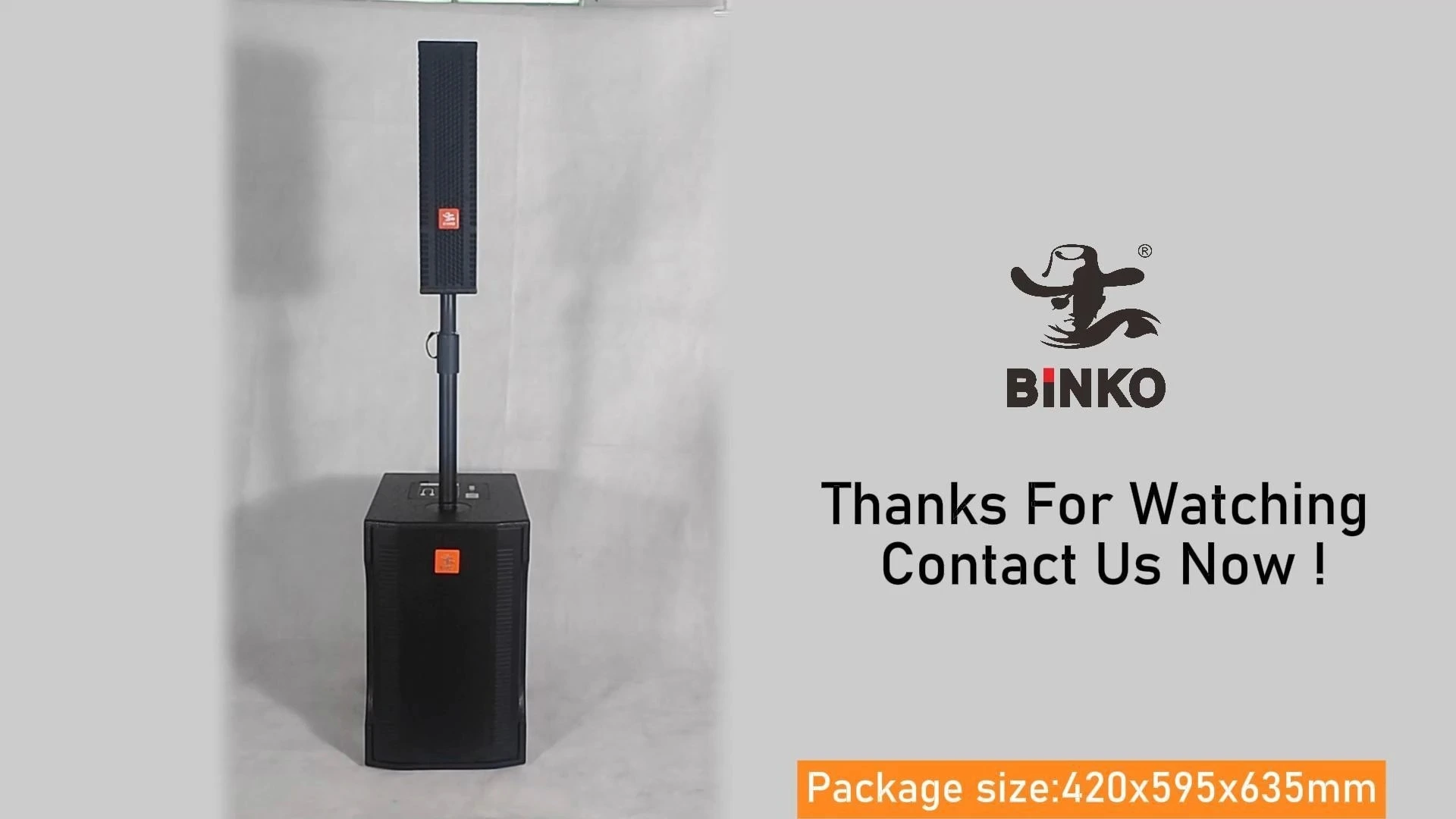 Professional Speaker 12'' 600w outdoor professional ipx7 waterproof wooden column church speakers active dj system sub woofer speaker Binko COS001 1