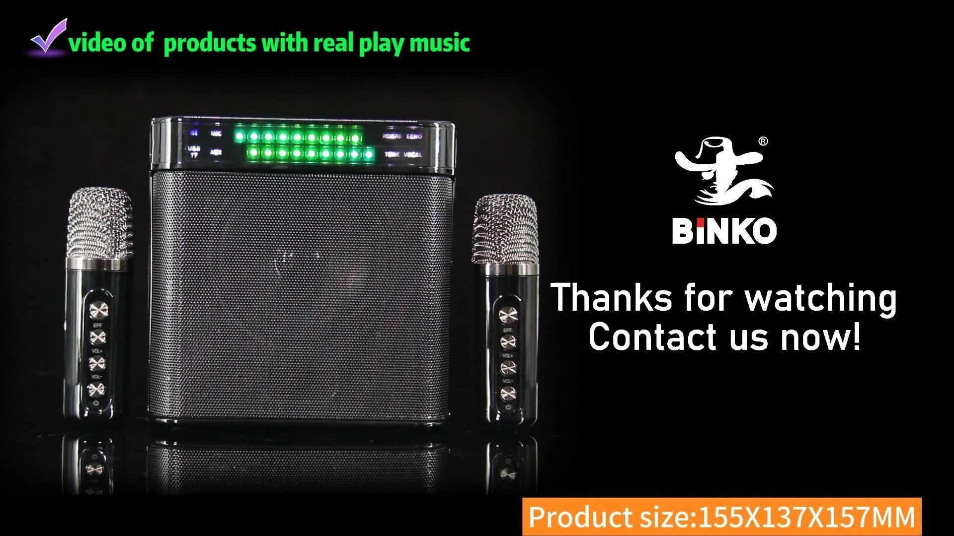 Mini Bluetooth Speaker Portable mini karaoke music player wireless speaker with mic and led rgb light blue tooth smart fashion speakers BiNKO BK-L223 1