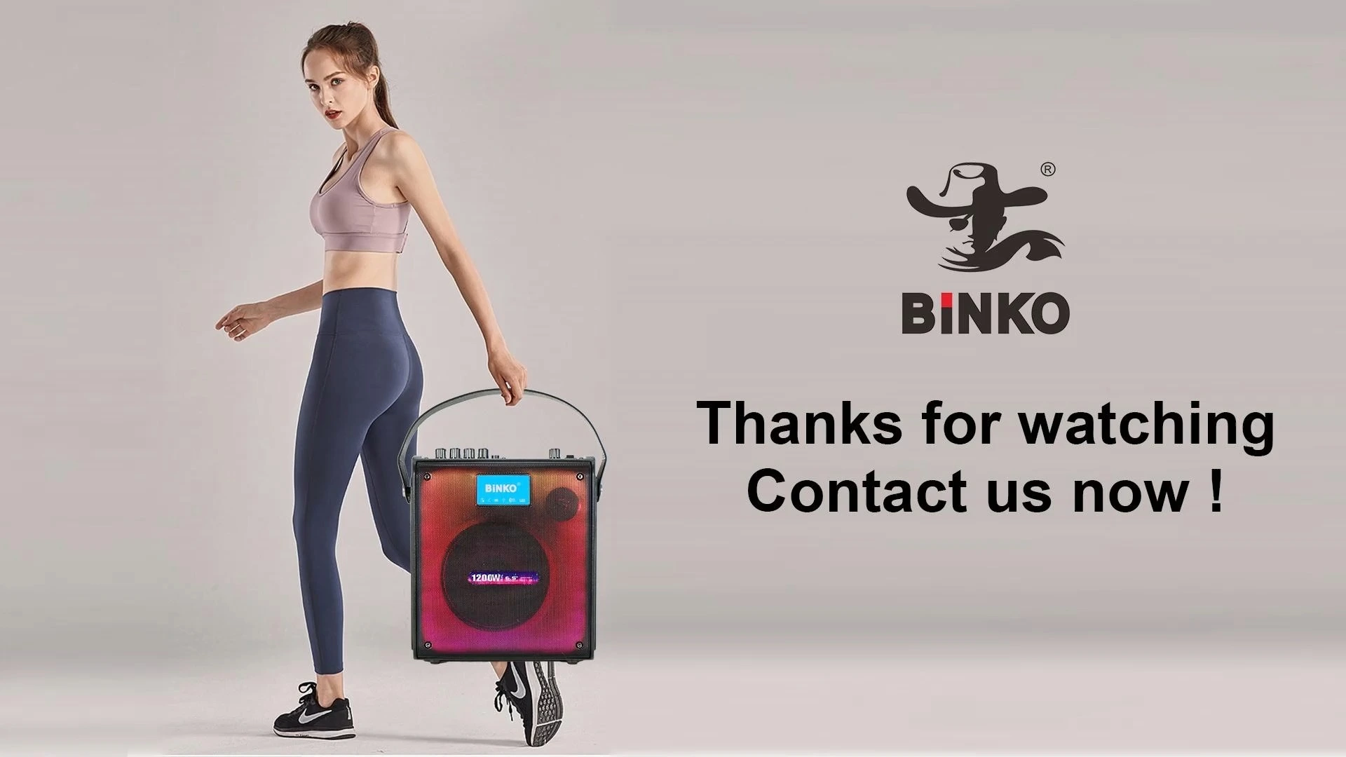 Portable Speaker home karaoke led rgb portable bluetooth with microphone  for home ktv party BiNKO YX-E26 1