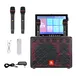 Latestkaraoke Mic Bluetooth Speaker for Ktv BiNKO Black Shell with Color Light 10