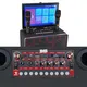Latestkaraoke Mic Bluetooth Speaker for Ktv BiNKO Black Shell with Color Light 8