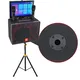 Latestkaraoke Mic Bluetooth Speaker for Ktv BiNKO Black Shell with Color Light 5