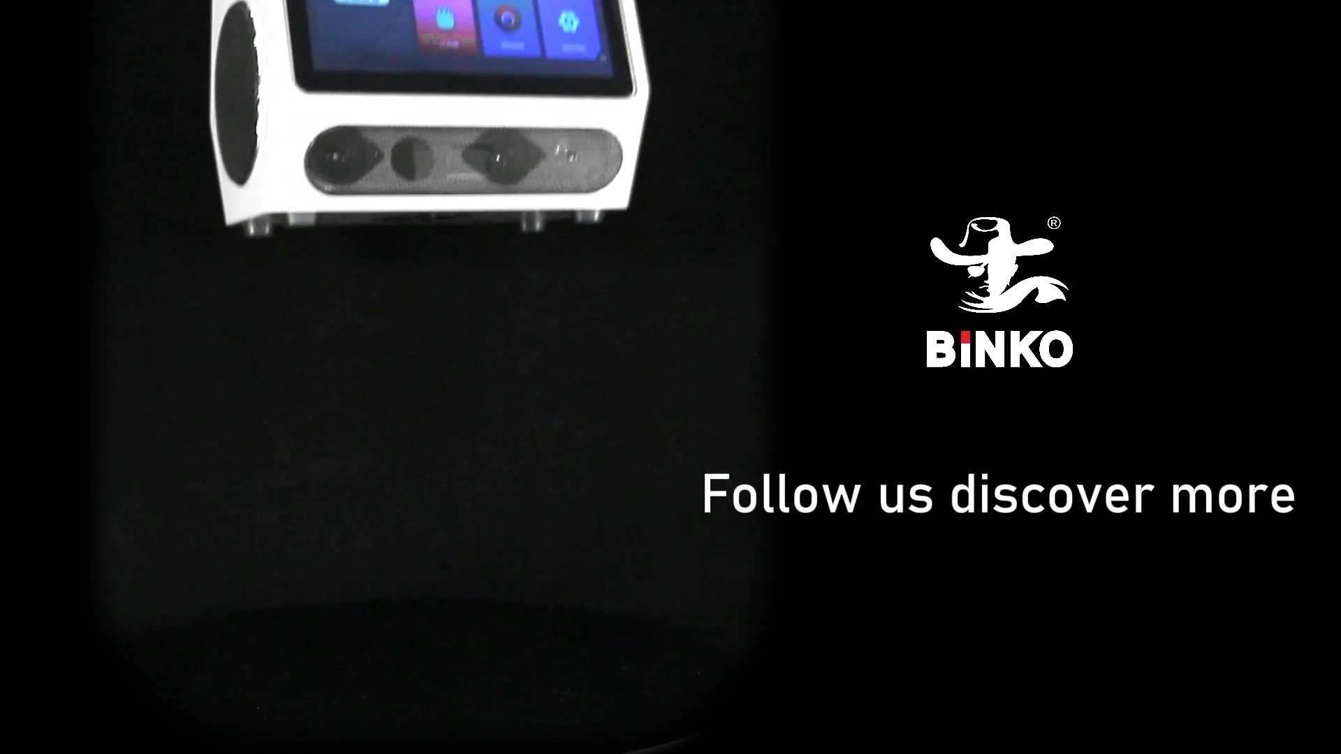Altavoz de karaoke con Wifi, sistema de graves de 2x5,25 pulgadas, reproductor con pantalla, jukebox, máquina ktv, altavoz con pantalla wifi inteligente portátil, karaoke en casa Binko BK-A42 1