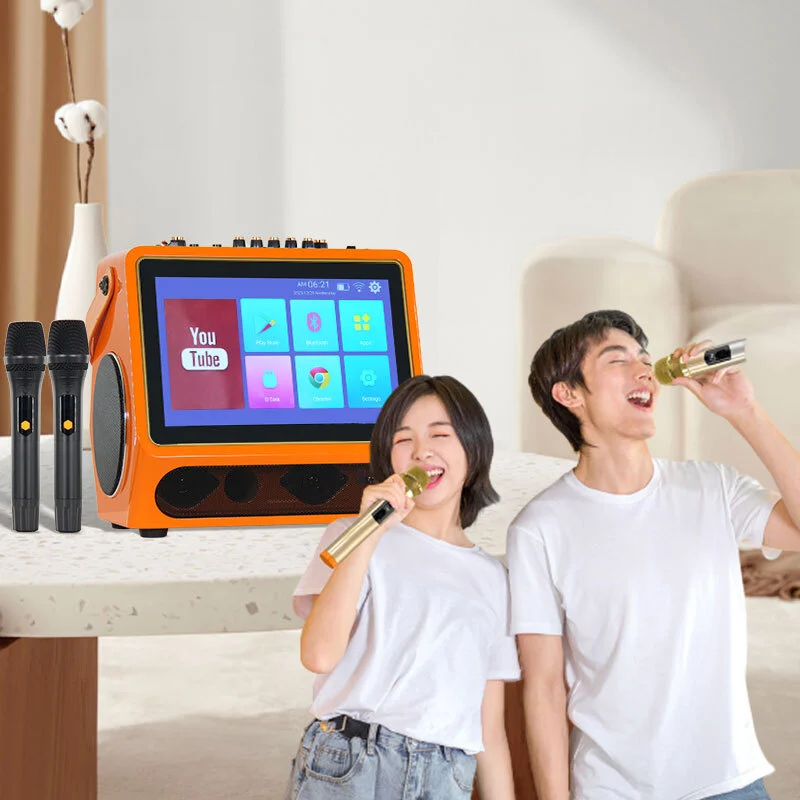 Wifi Karaoke Speaker  touch screen blue tooth  ktv karaoke player set system machine professional speaker with microphone Binko BK-A41 1