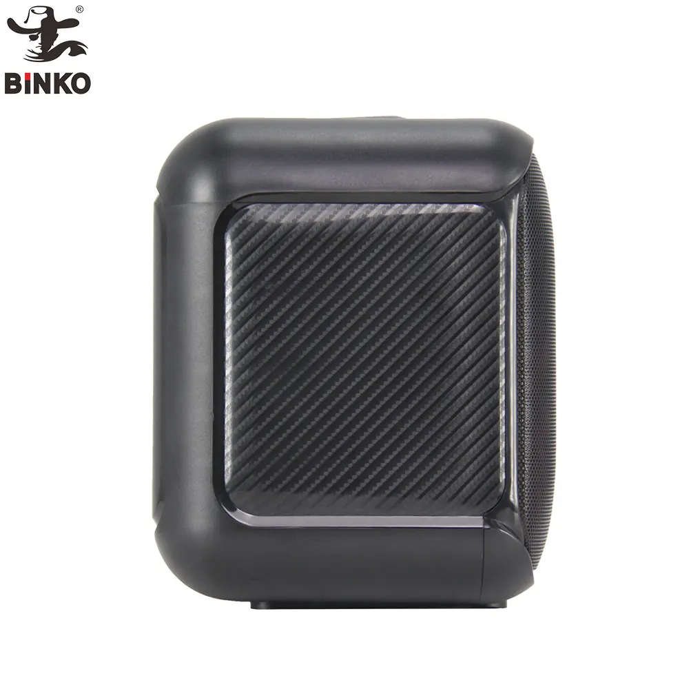 Binko Portable Speaker Black Shell with Color Light Portable Speakerfactory 7