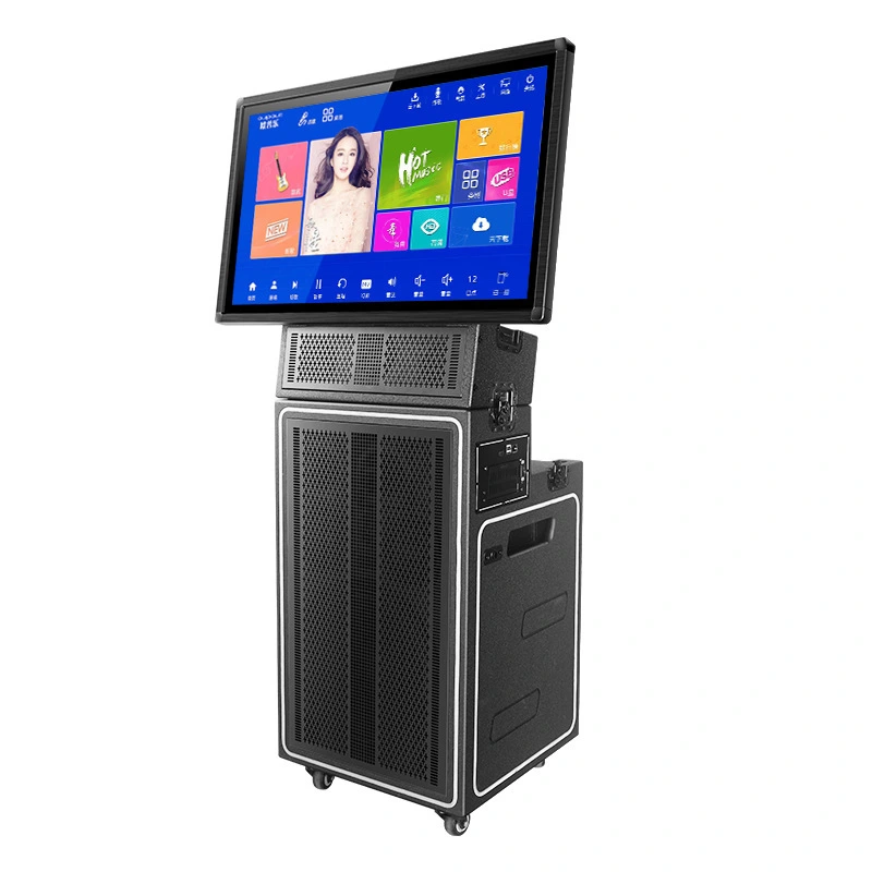 4000W Puissance Audio Mobile Platinum Smart Display Karaoke Set LED Home KTV Player System Professional Machine Power Trolley Speaker BiNKO X6 1