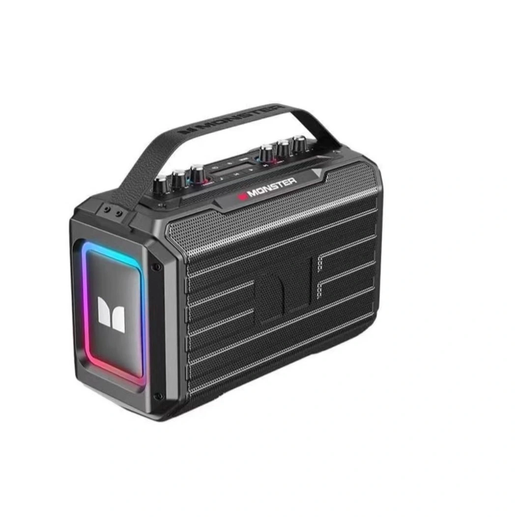 HIFI Outdoor Big Bass 1000W Bluetooth Loud Boombox Speaker IPX5 Caja de sonido a prueba de agua Soporte MIC/GT/Monitor con 2 micrófonos inalámbricos Monster P10 1