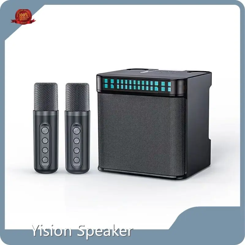 Binko Speaker Small Bluetooth Black Shell with Color Lightfactory 1