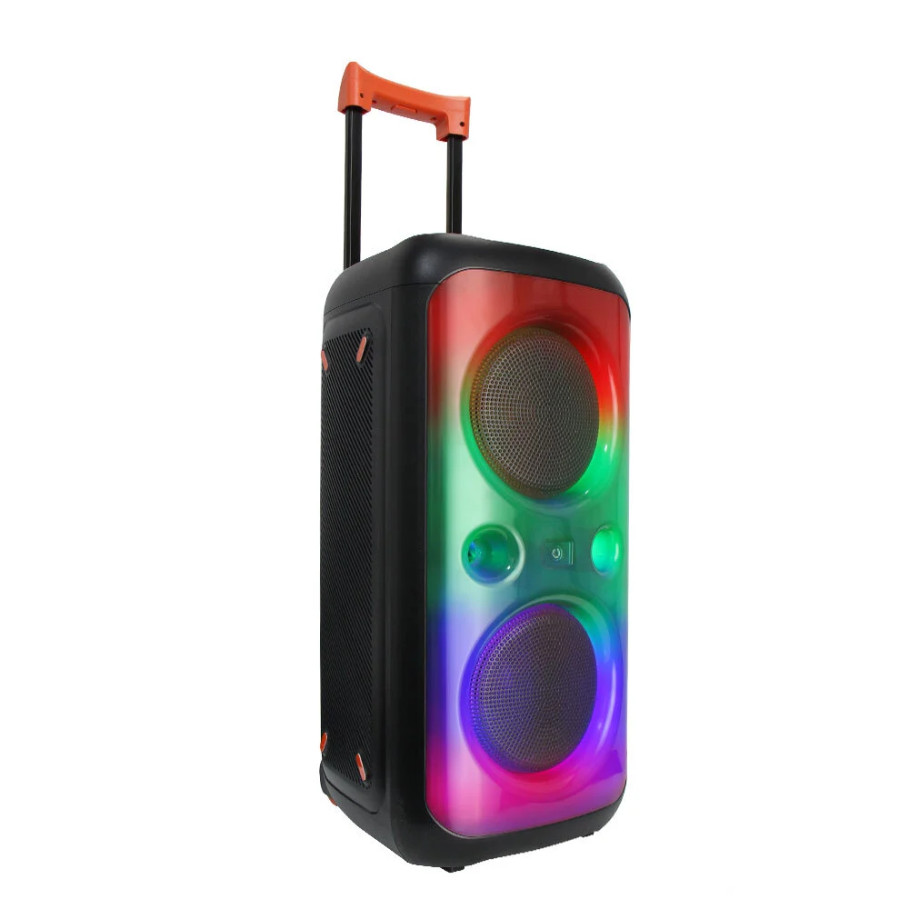 Cargador inalámbrico portátil Bluetooth a través de USB-C - Hasta 24 horas de duración de la batería IP67 Resistente al agua con micrófono Partybox Trolley Altavoz BiNKO YB-2608 1