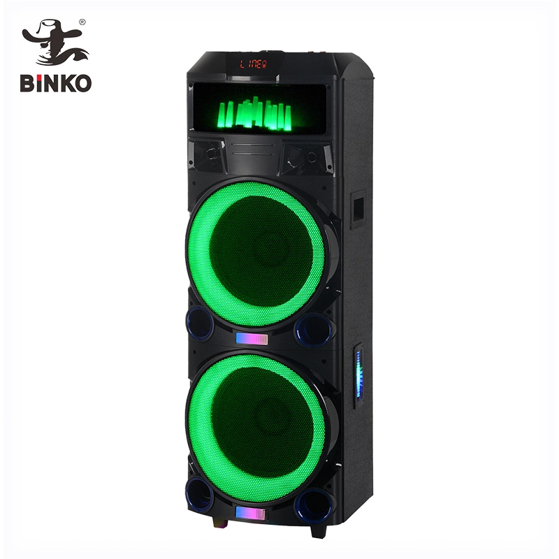 6000W Power Bluetooth Karaoke Speaker With FM Radio Wireless Speaker Rechargeable Support USB AUX SD Rec Remote Control For Home Party Beach BiNKO BK-1268 1