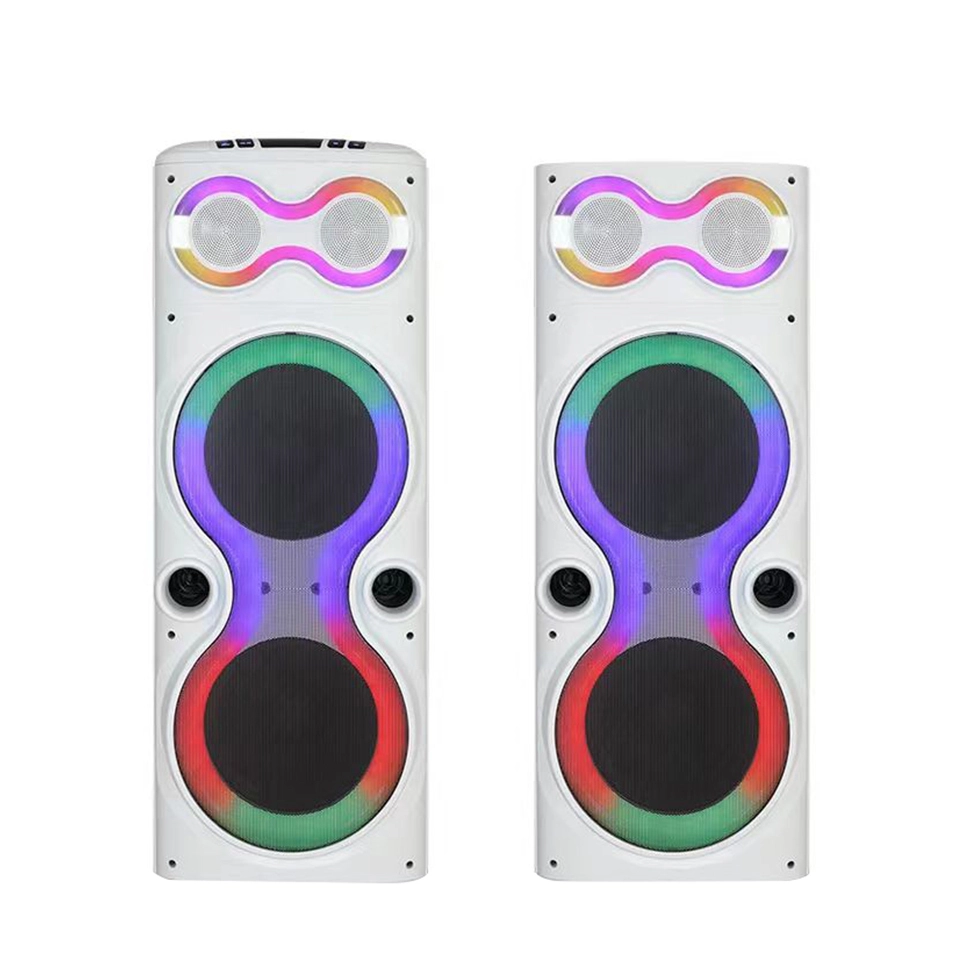 10 polegadas 80W som alto poderoso graves profundos Boombox sem fio grande subwoofer 20-30 horas de vida útil da bateria com show de luzes LED RGB para acampamento ao ar livre no quintal BiNKO YX-1217 1