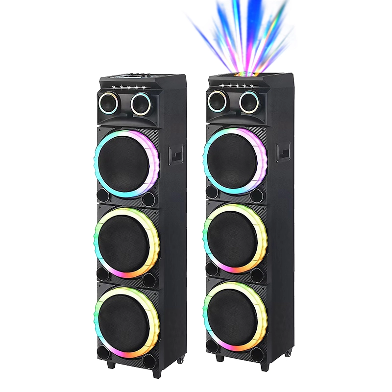 Altavoz Bluetooth de 3x10 pulgadas, graves medios, inalámbrico, 6000W, LED activo, luz intermitente RGB, emparejamiento TWS, altavoces de sonido estéreo, BiNKO YX-3310003 1