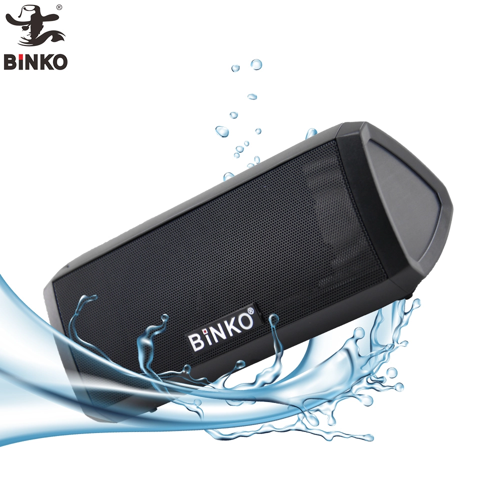Mini caja de música portátil impermeable IPX4 para ducha, subwoofer Bluetooth, altavoz de graves, fuente de alimentación de 30 W para exteriores, viajes, karaoke, camping, idea de regalo para fiestas BiNKO BK-104 1