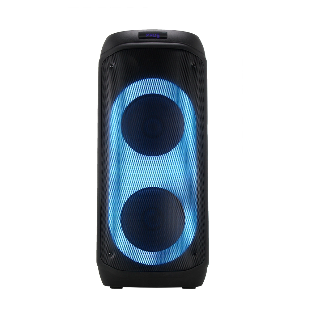 Hi-Fi Stereo LED Display Audio Player Boombox Speakers RGB LED Color Lighting Karaoke Deep Bass 80W Output Power For Home/Party/Outdoor/Beach BiNKO ZJZ-2089 1