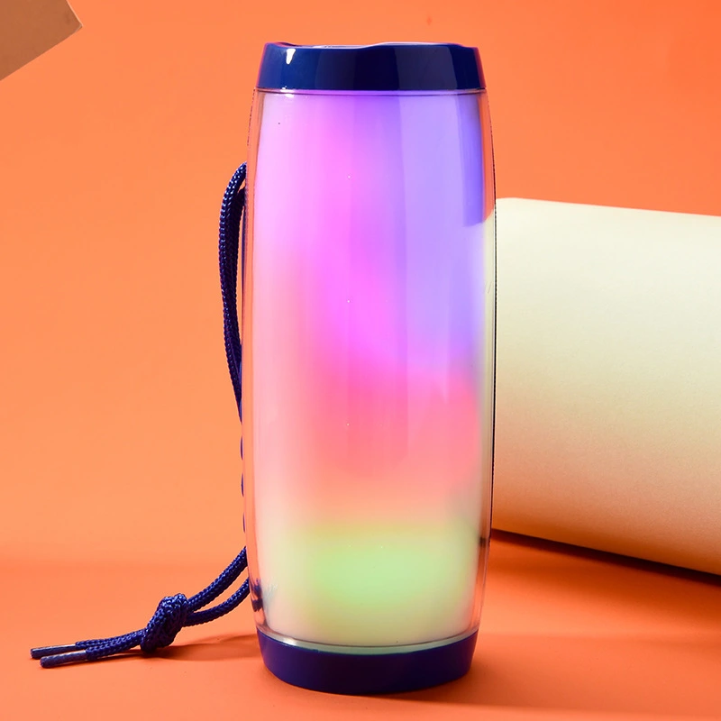 Wireless Portable Mini Outdoor Speakers 10W Output Power Support TF FM Radio with LED Light Active Column Box Design Waterproof For Party,Camping,Travel BiNKO T-157 1