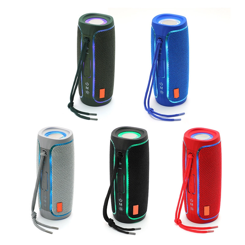 Portable Mini Karaoke LED RGB Lighting Boombox Shower Wireless Bluetooth5.0 Speakers Cool Tech Gadgets Waterproof For Pool, Beach, Gifts BiNKO T-288 1