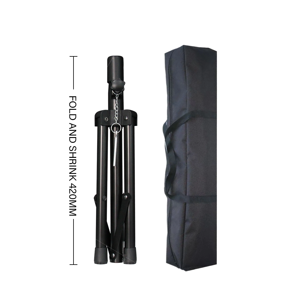 Bring a storage bag Loudspeaker short stand Metal floor tripod for stage performance TS-90CM 1
