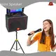 Latestkaraoke Mic Bluetooth Speaker for Ktv BiNKO Black Shell with Color Light 1