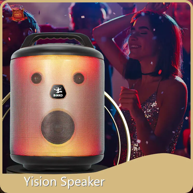 Oem Speaker Manufacturers Black Shell with Color Light - for Performance - Binko 1