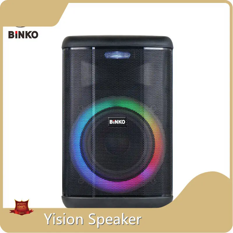 Speaker Company Black Shell with Color Light - - Binko 1