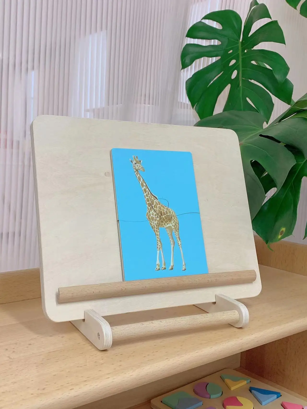 Hàng Mới Về Bằng Gỗ Montessori Bé Hộp Đồ Chơi Sơ Sinh Bộ Gương Và Chân Đế Thẻ Dành Cho Trẻ Em 6