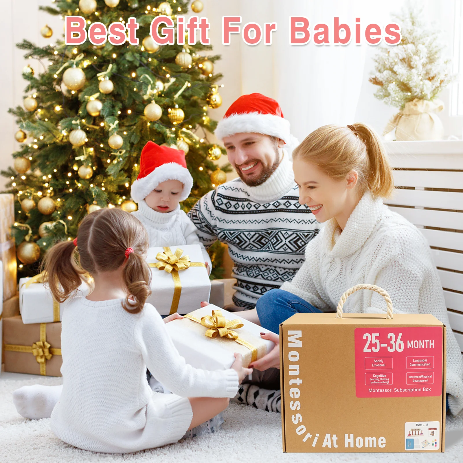 Đồ chơi bằng gỗ Montessori Hộp đăng ký giáo dục sớm Hộp giáo dục 25-36 tháng 7