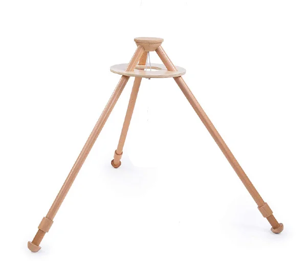 LeaderJoy Montessori Baby play Gym – Foldable Wooden Play Gym for Infants  Toddlers | Eco-Friendly Educational Mobile Toy for Indoor Development 4