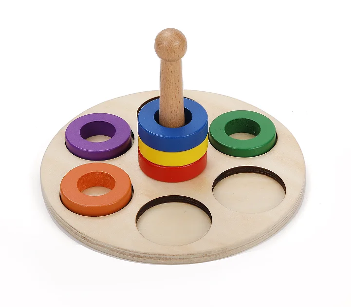 El vástago 2020 de alta calidad vende al por mayor los juguetes educativos de madera de los niños de Montessori de los juguetes 8 del bebé 7