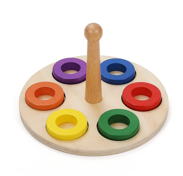 El vástago 2020 de alta calidad vende al por mayor los juguetes educativos de madera de los niños de Montessori de los juguetes 8 del bebé 5