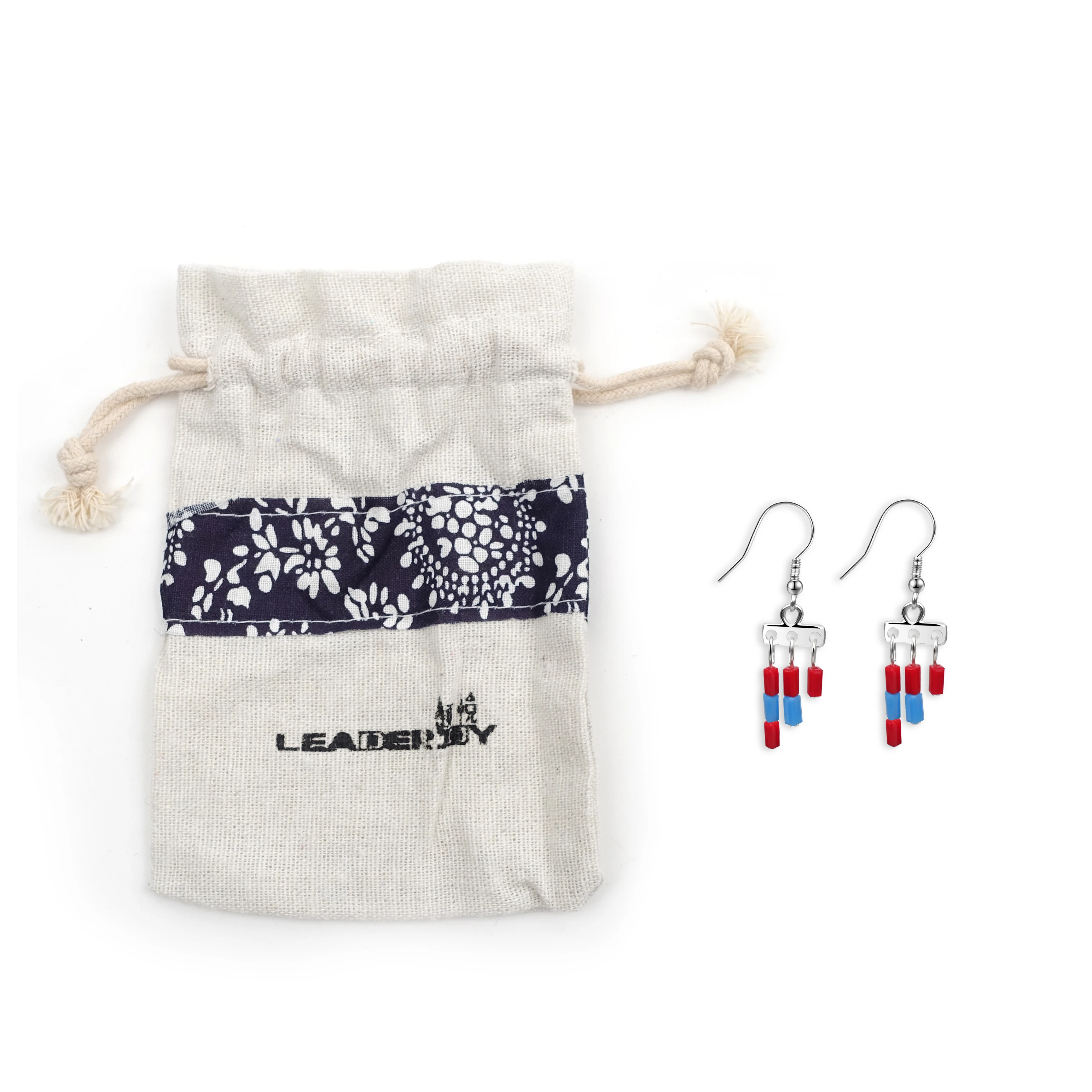 Pendientes de joyería de moda de acero inoxidable para mujer, pendientes de torre rosa Montessori 7