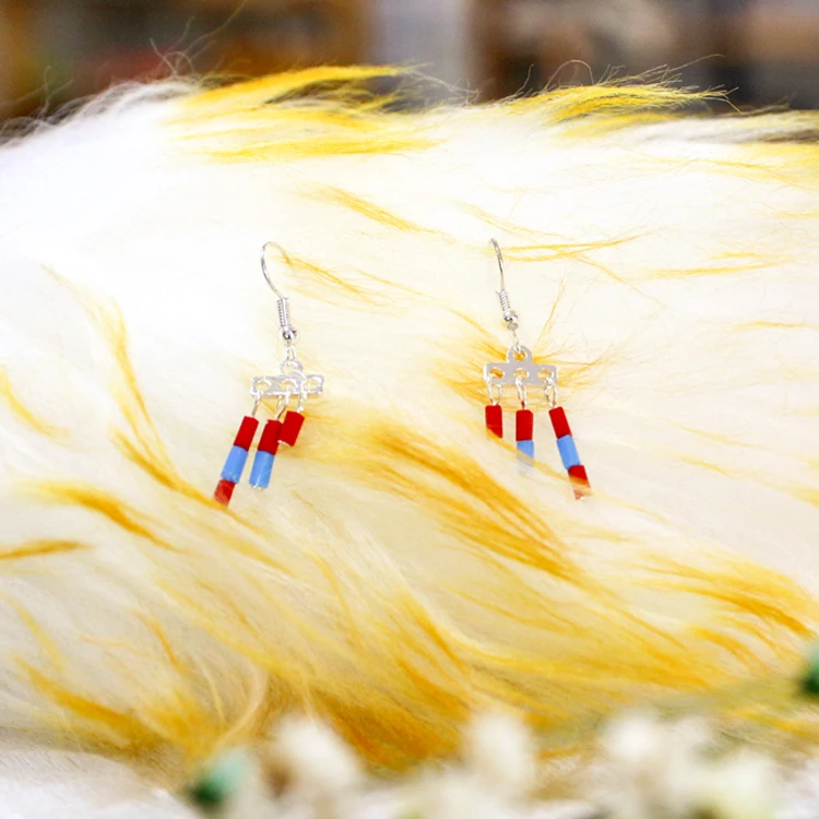 Pendientes de joyería de moda de acero inoxidable para mujer, pendientes de torre rosa Montessori 3