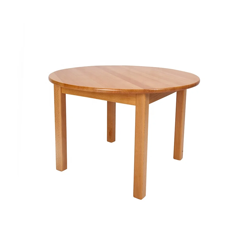 Bàn ghế đồ chơi cho bé 3 tuổi Nội thất trường mẫu giáo Montessori, Gỗ sồi Leaderjoy 2