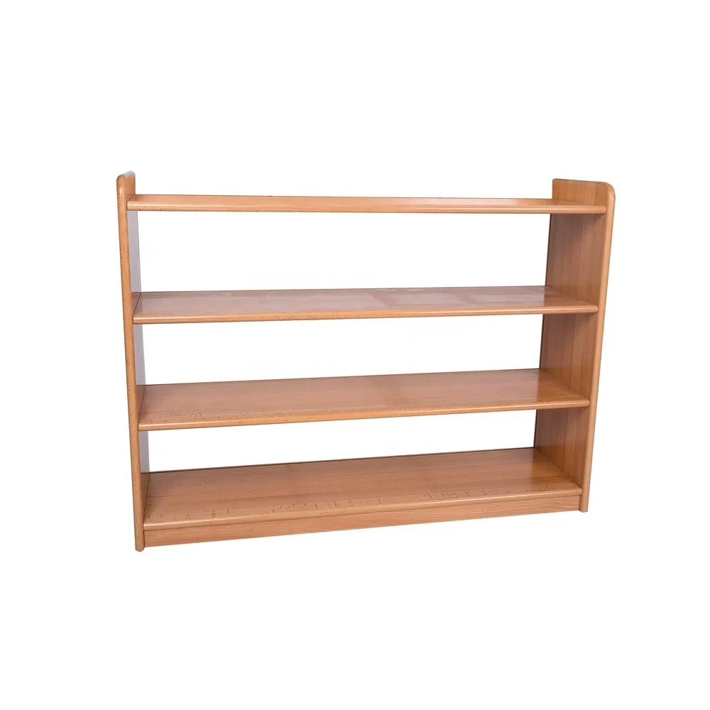 Kids Beechwood Preschool Furniture Montessori Classroom Shelf 1