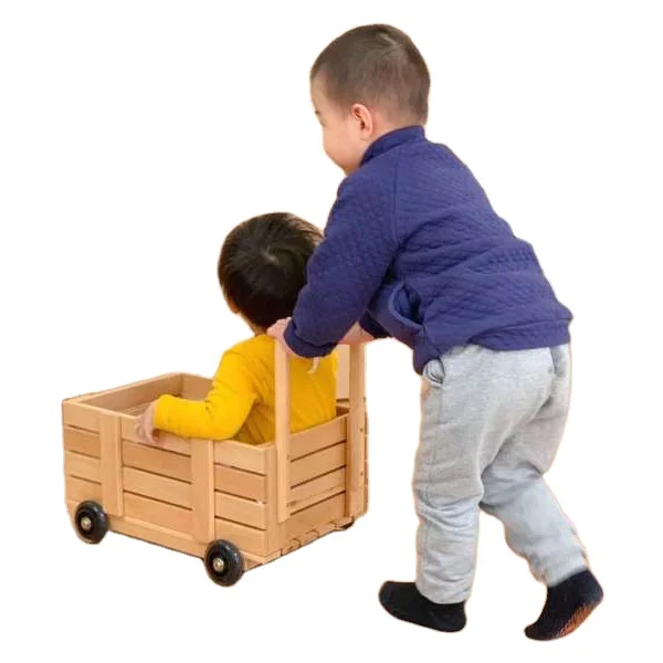 Wooden Baby Walker Toy for Toddlers - Montessori Furniture 1
