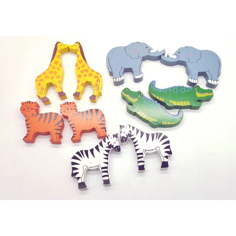 Bộ đồ chơi giáo dục động vật bằng gỗ Noah's Ark cho trẻ em - Leaderjoy 6